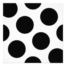 Big Black Dots Custom Announcement