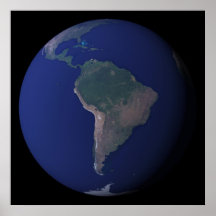 Big Blue Marble Poster
