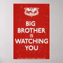 Big Brother Is Watching You Print