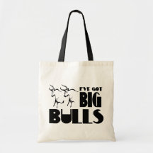 Big Bulls - Funny Farmer Canvas Bags