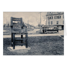 Big Chair of Gardner Massachusetts Greeting Card
