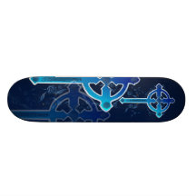 Big Cross 'n Flowers Skateboard