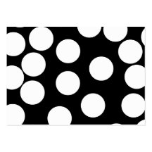 Big Dots in Black and White. Business Cards