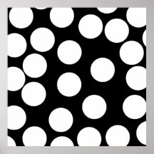 Big Dots in Black and White. Posters