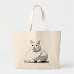 Big Fat Cat Canvas Bag