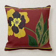 BIG FLOWER ACCENT PILLOWS