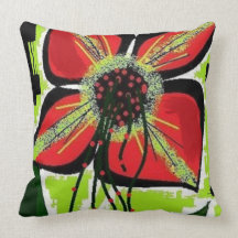 'BIG FLOWER' ACCENT PILLOWS design by B. Phillips