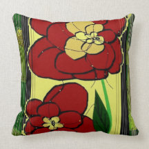 'BIG FLOWER' ACCENT PILLOWS design by B. Phillips