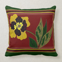'BIG FLOWER' ACCENT PILLOWS design by B. Phillips