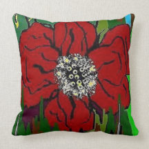 'BIG FLOWER' ACCENT PILLOWS design by B. Phillips