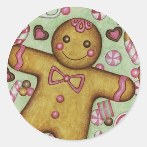 Big Gingerbread Sticker