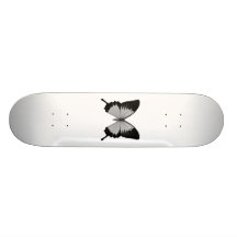 Big Grey & Black Butterfly Skate Boards