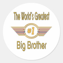 Big, Little, Middle Brother Gifts Sticker