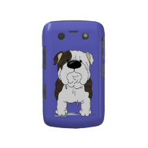 Big Nose Bulldog Blackberry Cases