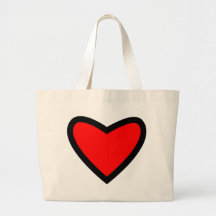 Big Red Heart Bags