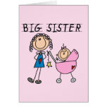 Big Sister with Little Sister T-shirts and Gifts Greeting Card
