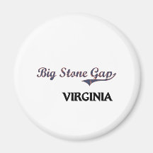 Big Stone Gap Virginia City Classic Fridge Magnets