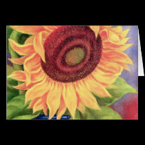 Big Tropical Sunflower Art - Multi cards