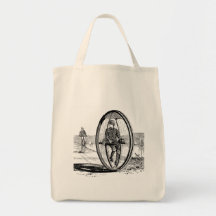 Big Wheel Cycle - Vintage Unicycle Bicycle Bag