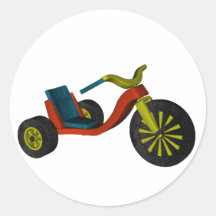 Big Wheel Round Stickers