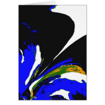 Big White Flower Greeting Card
