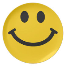 Big Yellow Smiley Face Plate