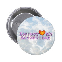 Bigfoot Loves My Accounting - Basic Pin