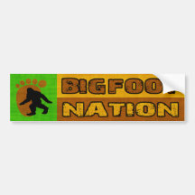 Bigfoot Nation Bumper Stickers