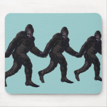 Bigfoot Sasquatch Yetti Mouse Mats