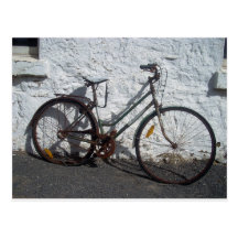 bike bicylce photo postcard