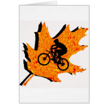 Bike Oak Life Greeting Card