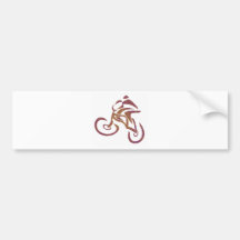 Bike Time Warp Bumper Stickers
