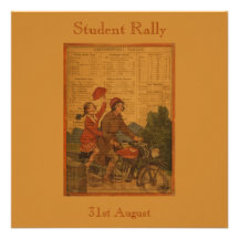 Biking Back to School Custom Announcement