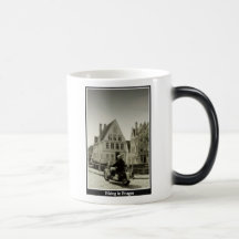 Biking in Bruges Coffee Mug