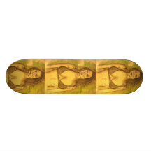 bikini girl art custom skate board