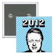 Bill Clinton 2012 Pin