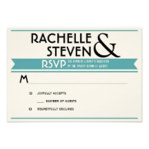 Billboard Wedding RSVP Custom Invites