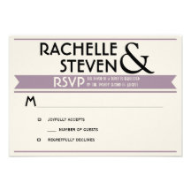 Billboard Wedding RSVP Invitation