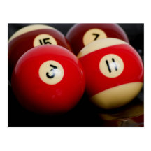 Billiard Balls Postcard