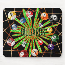 BILLIARDS MOUSE PAD