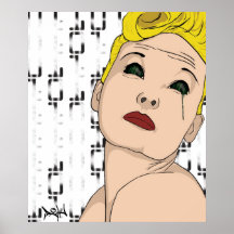 binary girl poster