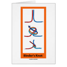 Binder's Knot (One-Sided Overhand Bend) Greeting Card