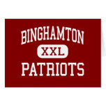 Binghamton - Patriots - High - Binghamton New York Greeting Cards
