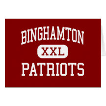 Binghamton - Patriots - High - Binghamton New York Greeting Cards