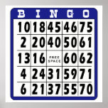 Bingo Card 10 Poster