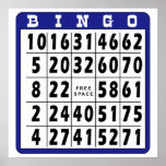 Bingo Card 6 Poster