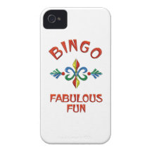 Bingo Fabulous Fun iPhone 4 Case-Mate Case