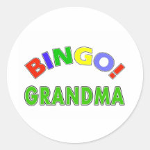 Bingo Grandma Sticker