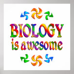 Biology is Awesome Poster