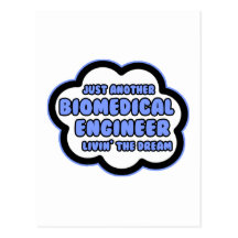 Biomedical Engineer .. Livin' The Dream Postcards
